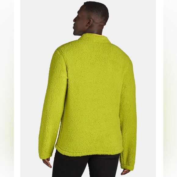 Dr. Seuss Big Men's Grinch Cosplay Faux Shearling Fleece Shacket Size XXL - Picture 3 of 9